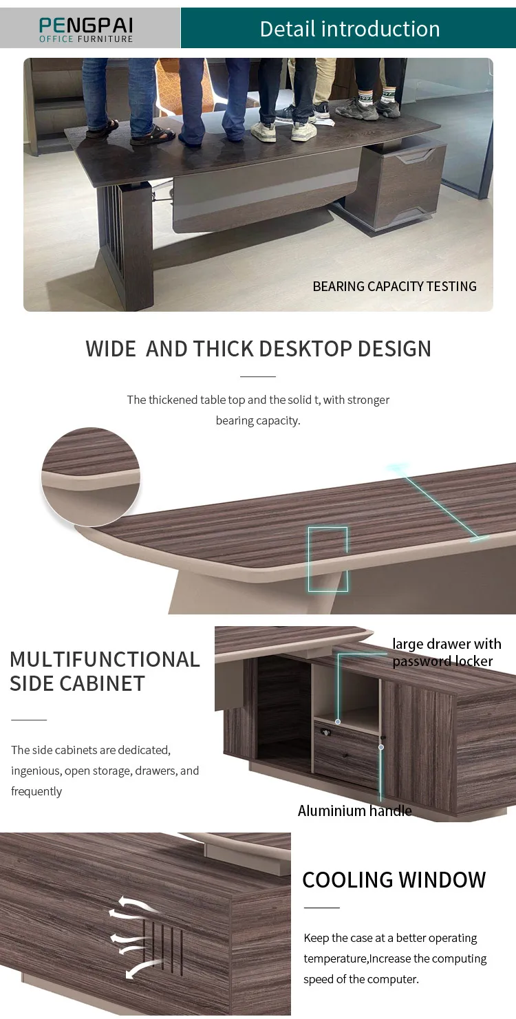 Wholesale modern commercial furniture wooden office table executive l shaped corner office desk