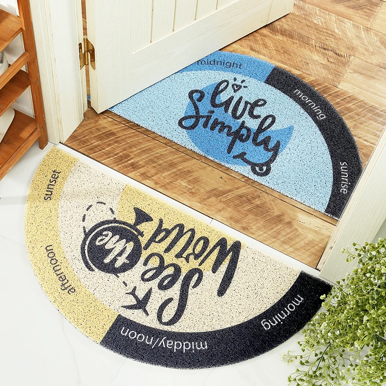 Source Click Waterproof Black Door Mat Customized Main Doormat