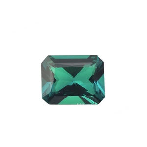 2GC02008A Forever Star Jewelry Hot Sale Good Quality Emerald Cut Hydrothermal Lab Created Emerald Green 9x7mm Good Price Per