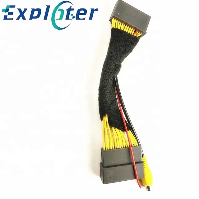Video Convert Cable 12v Reverse Camera for Honda Crv Oem Radio Rear View Camera Input