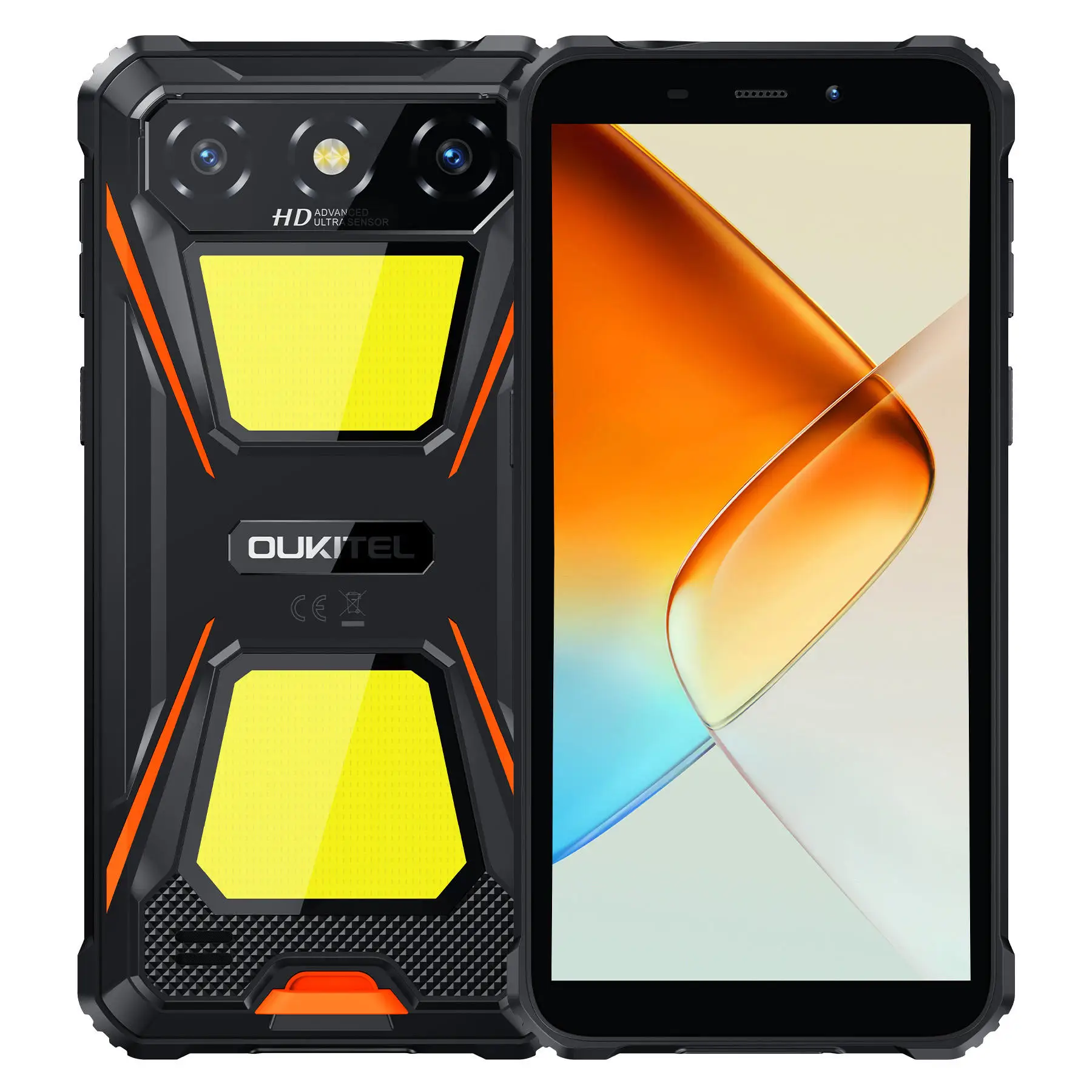 OUKITEL G5 SIMフリースマホタフネススマホ 900LMキャンプライト OUKITEL G5 SIMフリースマホタフネススマホ 900LMキャンプライト