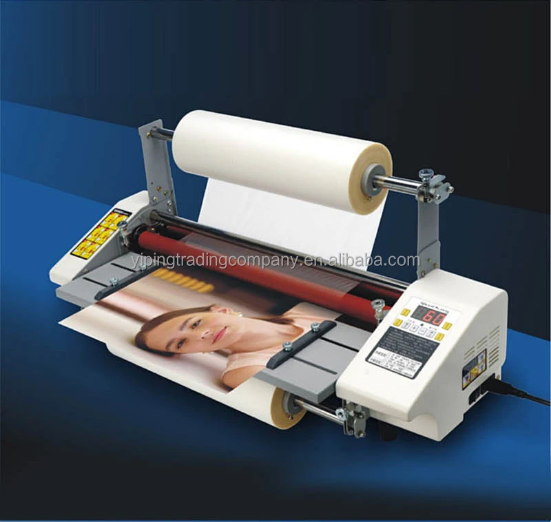 220v 110v 350mm A4 A3 Electric Cold And Hot Roll Laminator Machine