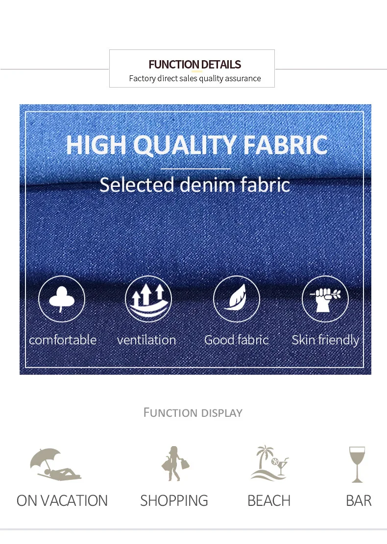 Short En Jean Pour Femme LAEMILIA - Mini Short Décontracté, été, Coton Mélange - 14
