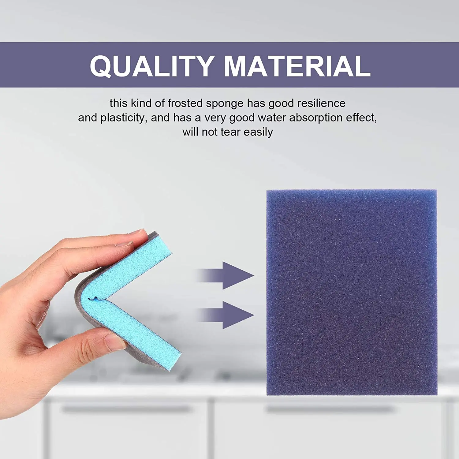 Sanding Sponge Superfine Abrasive Sanding Blocks Washable Reusable Sand