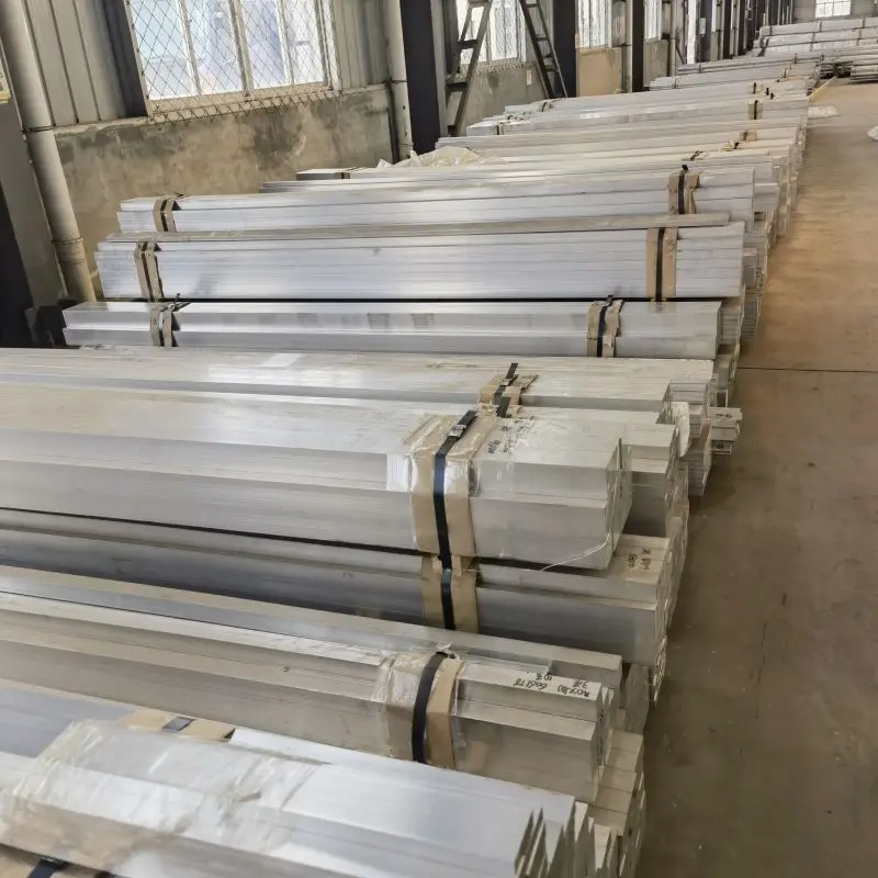Custom Size Extruded Aluminum Bars 6063 6082 6061 6000 Series Diameter