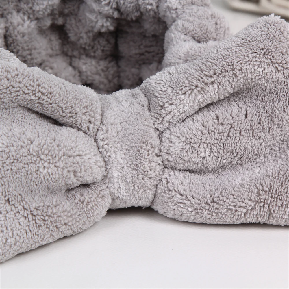 Индивидуальная эластичная повязка на голову для макияжа принцессы для спа для мытья лица Женская повязка для волос для спа повязка на голову с бантом эластичная повязка на голову