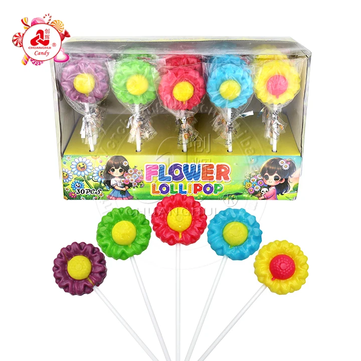 sunflower lollipop
