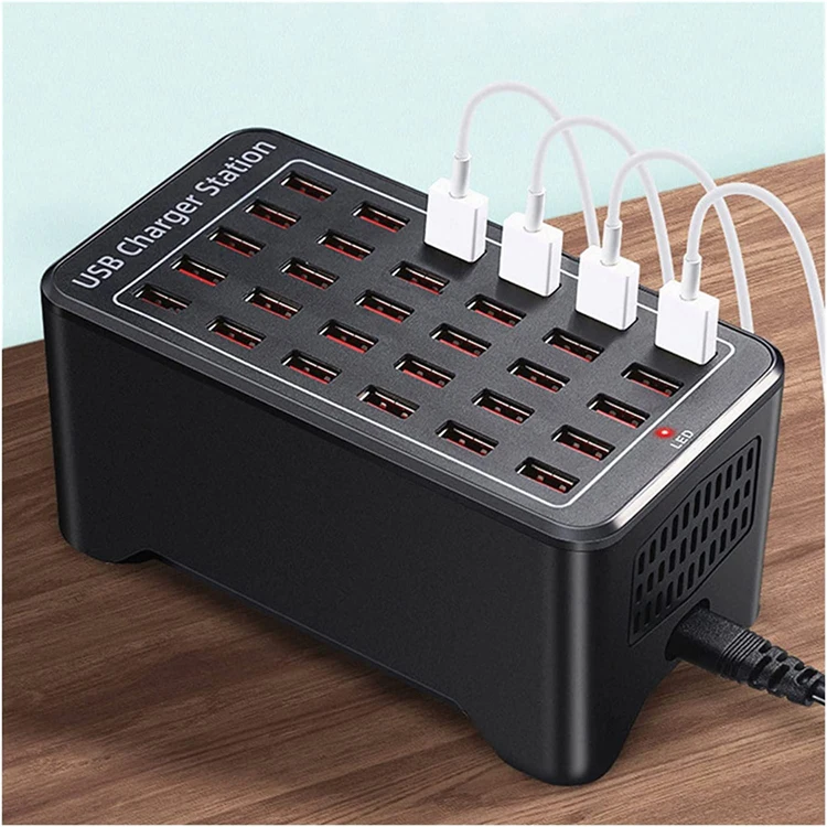 Estación De Carga USB Para Múltiples Dispositivos, Cargador De