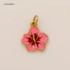 Colgante de flor rosa