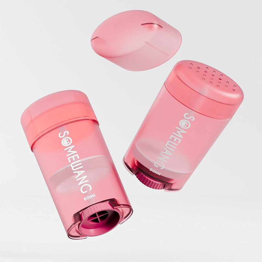 60ml/80ml PP Plastic Bottle Refillable Empty Deodorant Stick Container with Screen Printing for Gel Deodorant