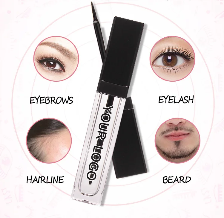 Natural Oil Free Eyelash Serum For Eyelashes And Eyebrows Lash Serum