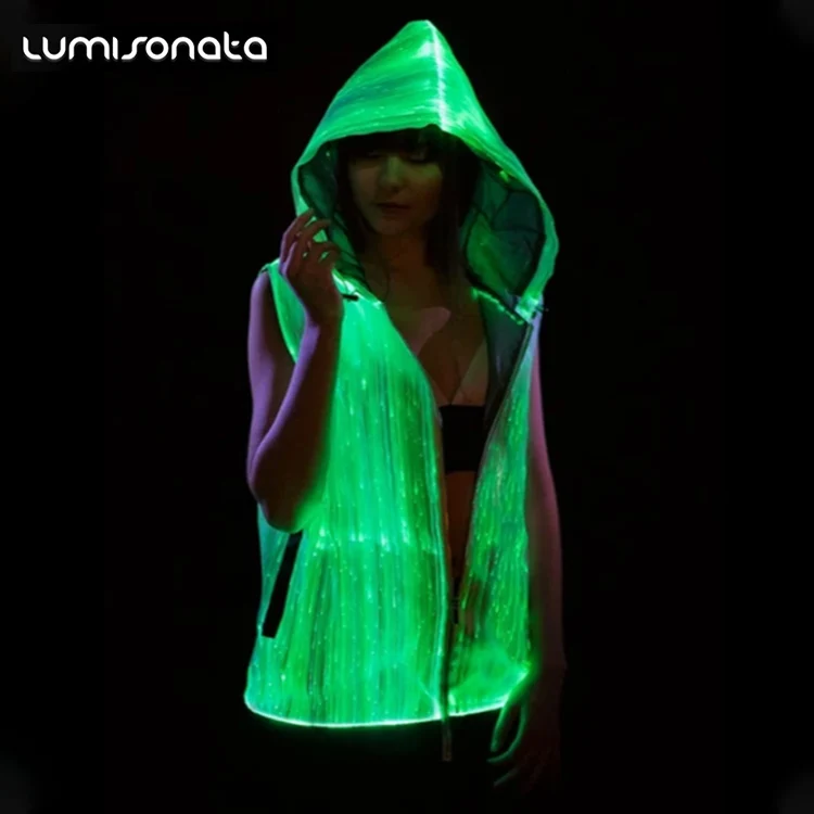 Fiber optic Cross Top Light up clothing – Rave-Nation