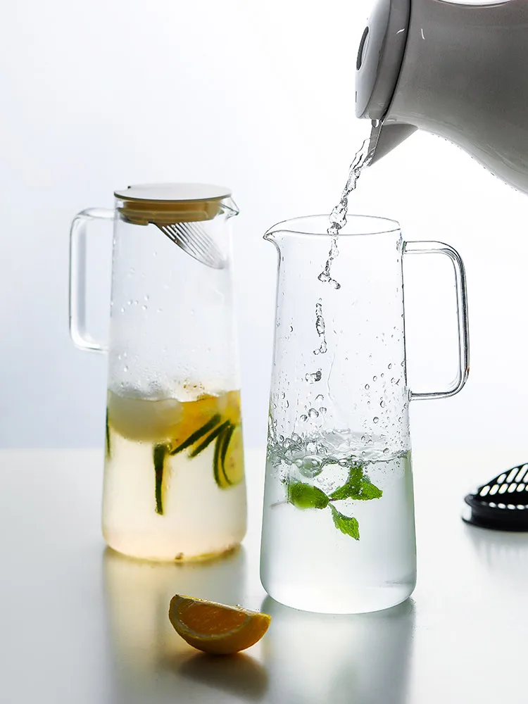 Brocca in vetro per bevande: Acqua, succo di frutta, limonata