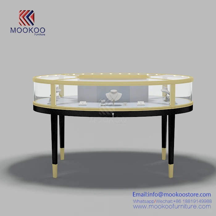 3D Rendering Jewelry Display Showcase for Harry Winston