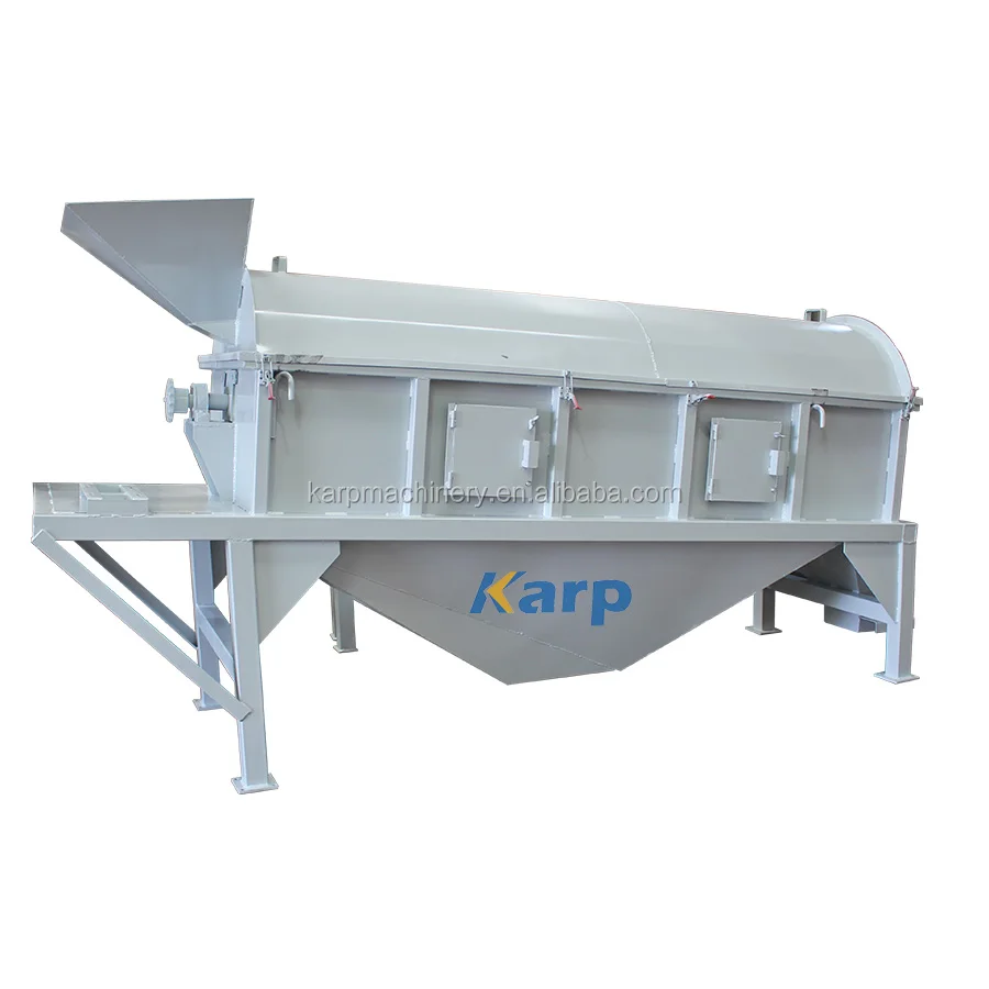 Raw Sand Trommel Screen Industrial Rotary Drum Sieve Stone Vibrating Sifter