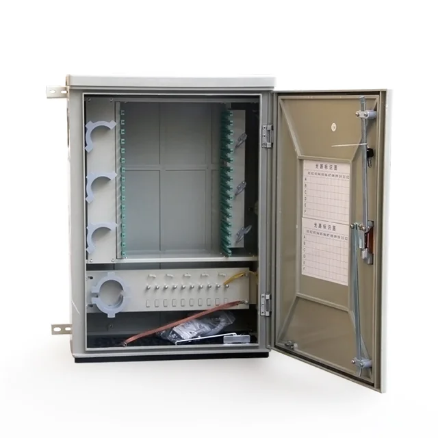 High Quality 96 Core Wall Pole Mount Ftth Fdt Optical Distribution ODC Telecom Aluminum Outdoor Cabinet