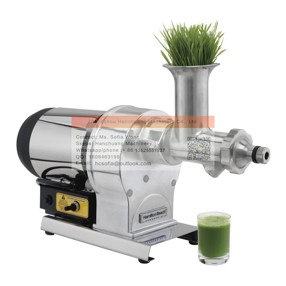 Small Wheatgrass Juice Extractor Tomato Potato Ginger Juicer Machine