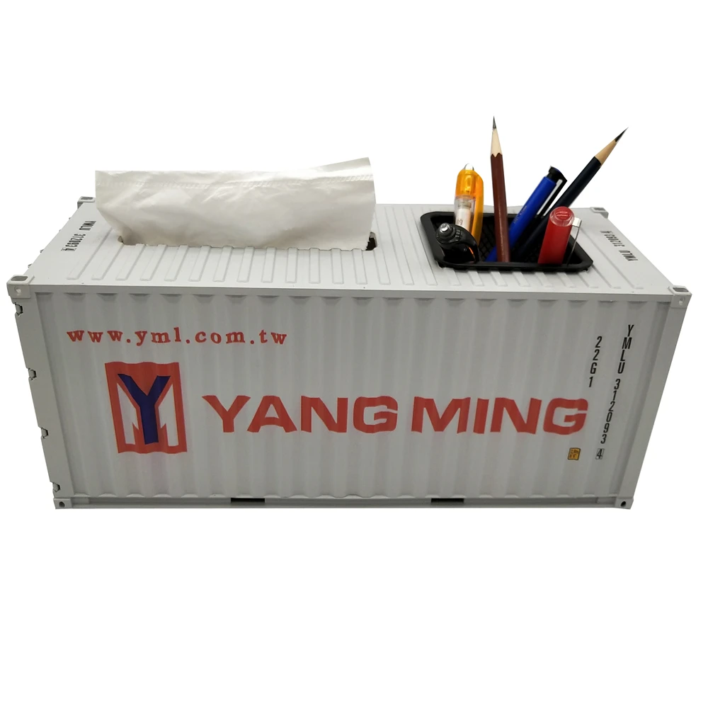 【A】30cm 1:20 YML shipping container scale model Pen holder container scale model O.A.S ship model