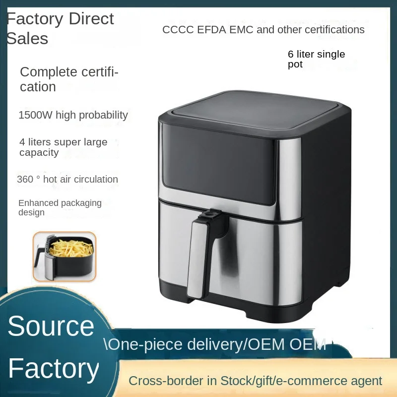 Newell Electric Digital Air Fryer With 6l Nonstick Basket And