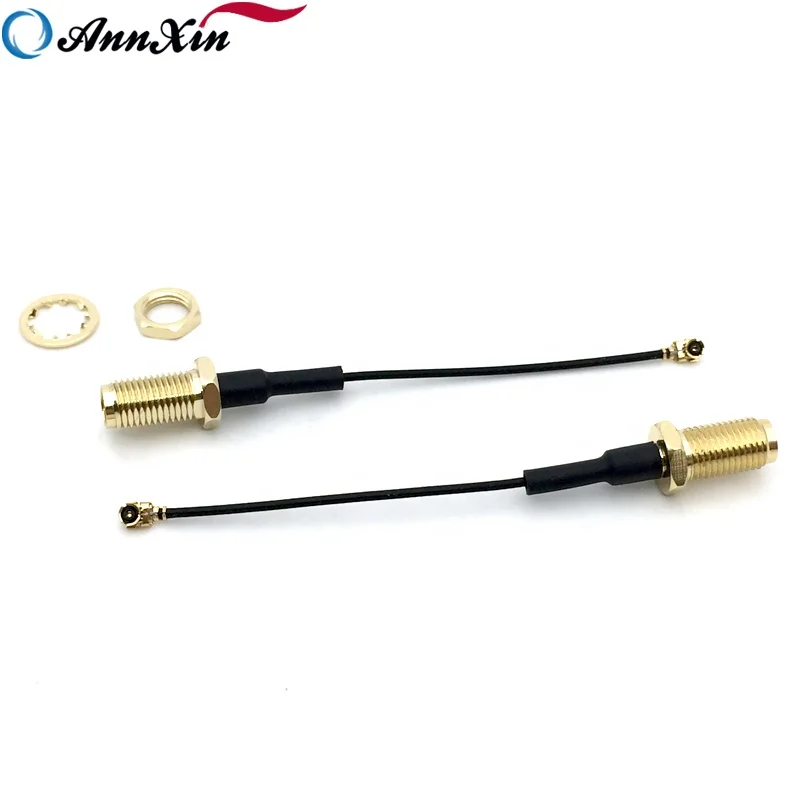 Высококачественный коннектор SMA Female к U.fl Ipex MHF4 RG1.13 коаксиальный ОТРЕЗОК кабеля длиной 6