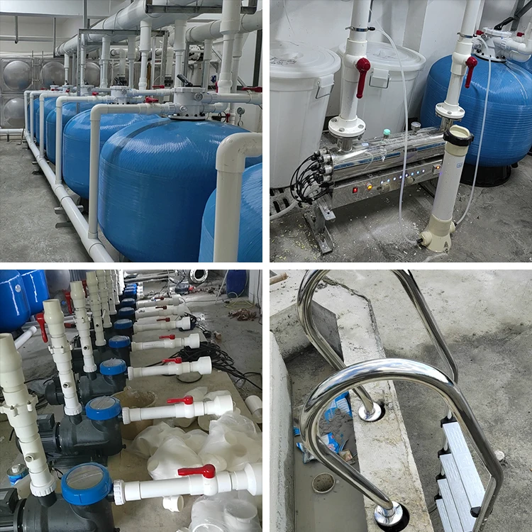 Fenlin Factory Direct Wholesale Full Set Stainless Steel Swimming Pool Equipment & Accessories Including Pool Light & Ladder