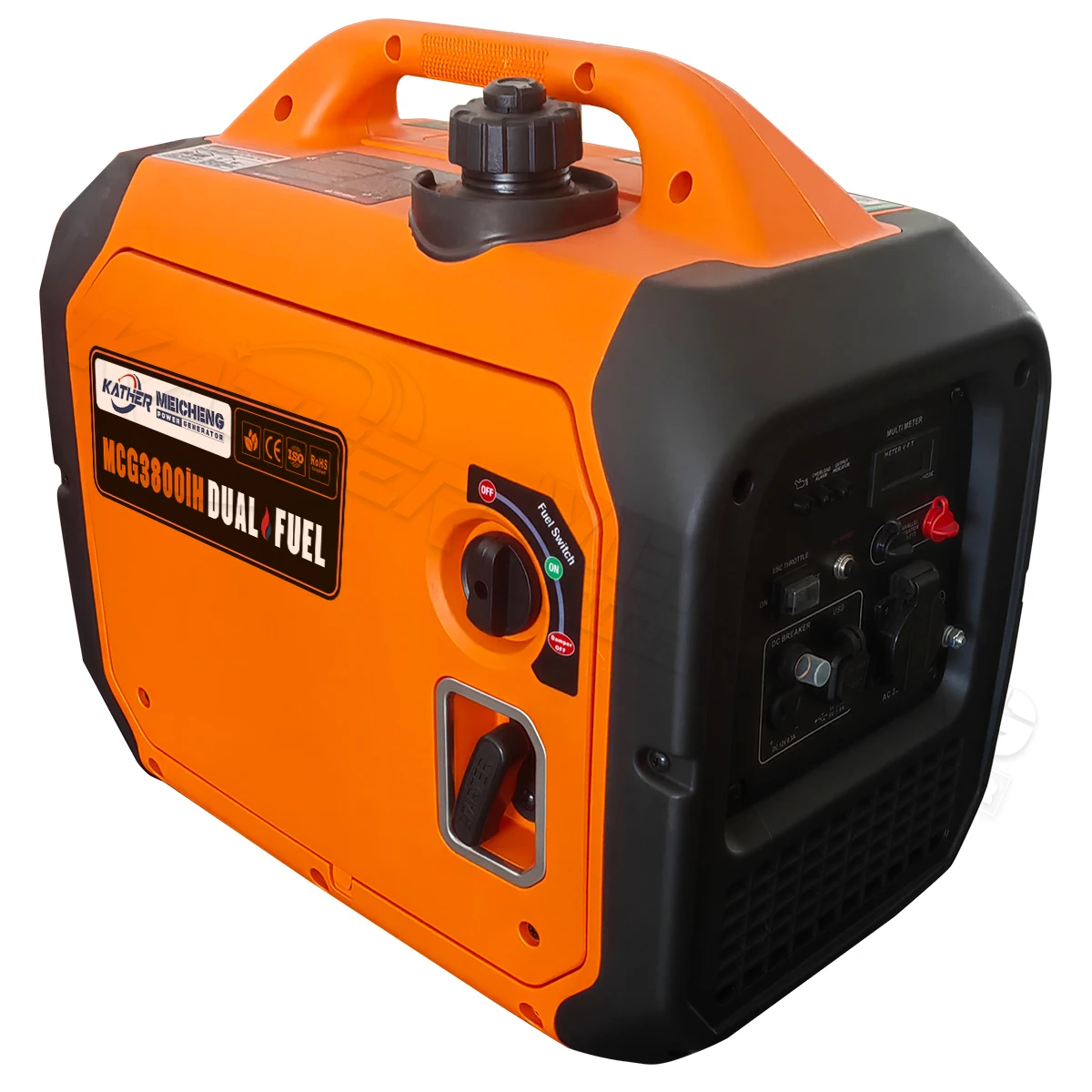 generator i heshtë multi-karburant 1.2kva 1.8kva 2kva 2.2kva 2.8kva 3.2kw 5kw 6kw, generator i izoluar nga zhurma multi-karburant, generator portativ