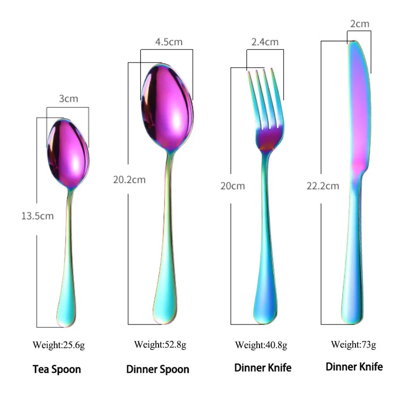 Forks And Spoons Silverware Set EUIRIO 48-Piece Silverware Set With Steak Knives - Stainless Steel Flatware For 8 People Utensil Sets