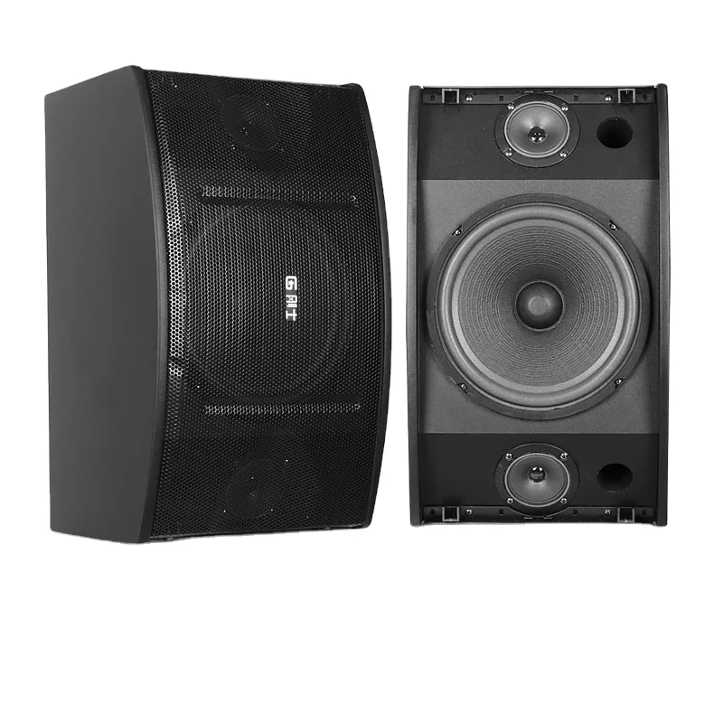 Pair Of EMB KTV800 800W 10" 3-Way Karaoke Speakers With Bass Reflex (2 Speakers)