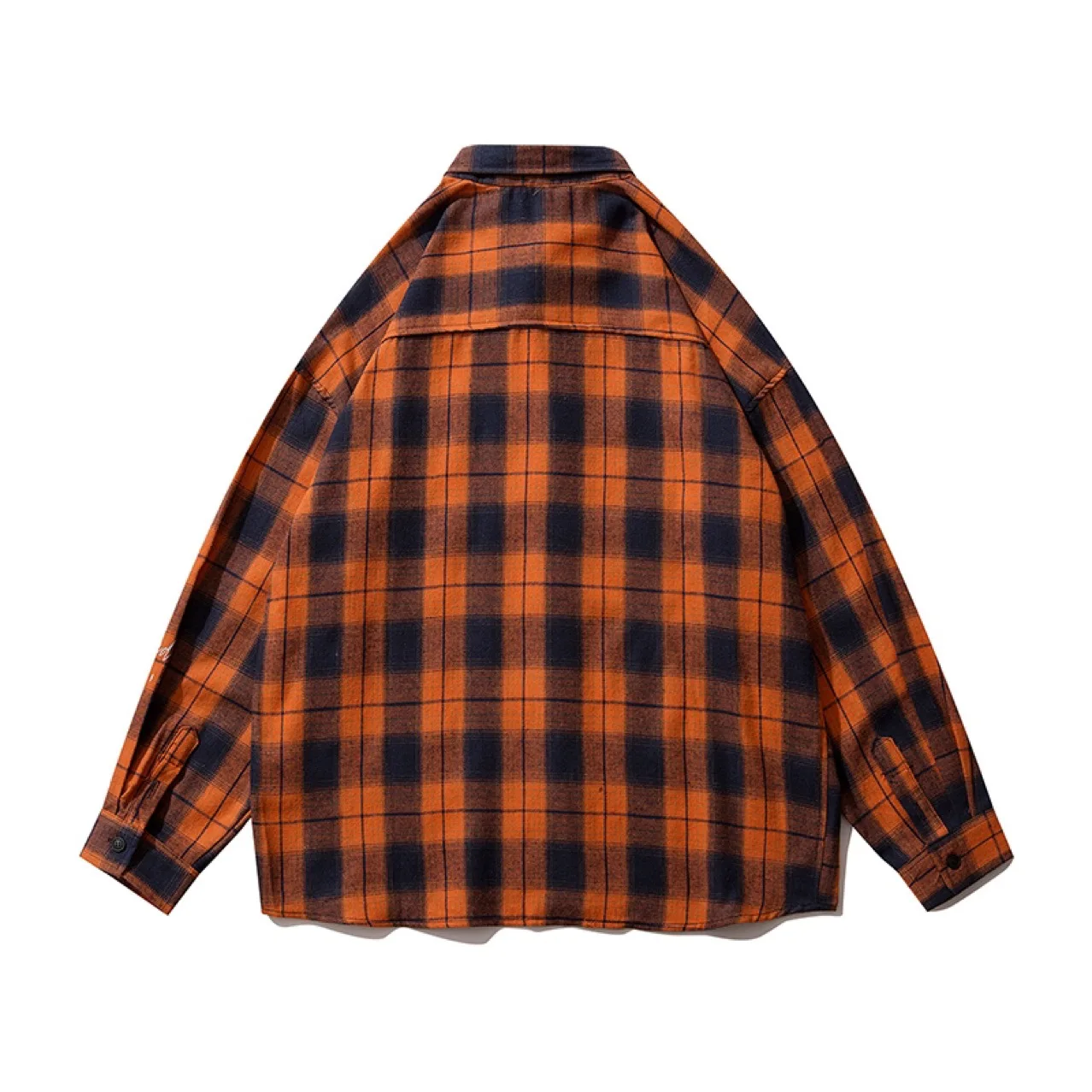 eridebeyond Protective Flannel Shirt Autumn Blast - Orange and Black Checkered M / Orange and Black Checkered