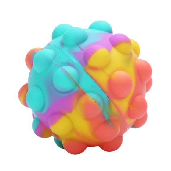 2021 Лидер продаж на Amazon, изготовленный на заказ силиконовый мульти-образный Мини-пузырь, игрушка-антистресс, пузырьковый шар, поп-шар