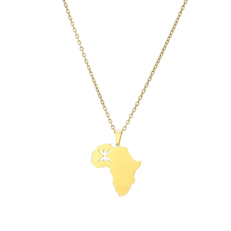 Custom Map Necklace