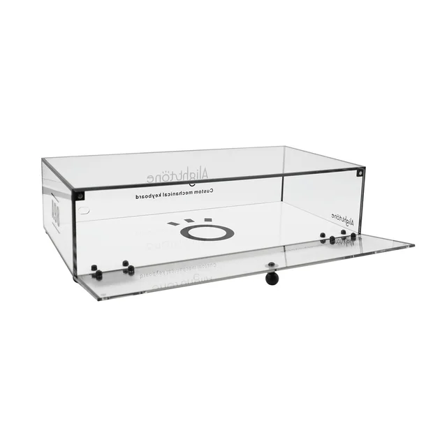 One Layer Two Layer Acrylic clear Keyboard Display Keyboard Organizer for Custom Mechanical Keyboard Display