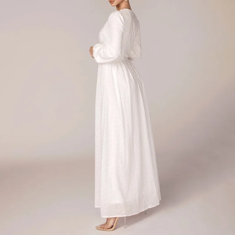 Aschulman Custom Latest Design Long Dresses for Muslim Women Muslim Dress for Women Maxi Dress Ladies Muslim