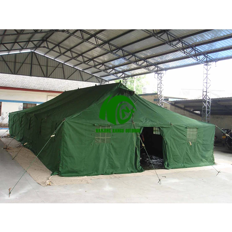 Custom Large Canvas Army Green Medical Inflatable Disaster Relief Tents Made From Durable Nylon for Camping Emergency Situations