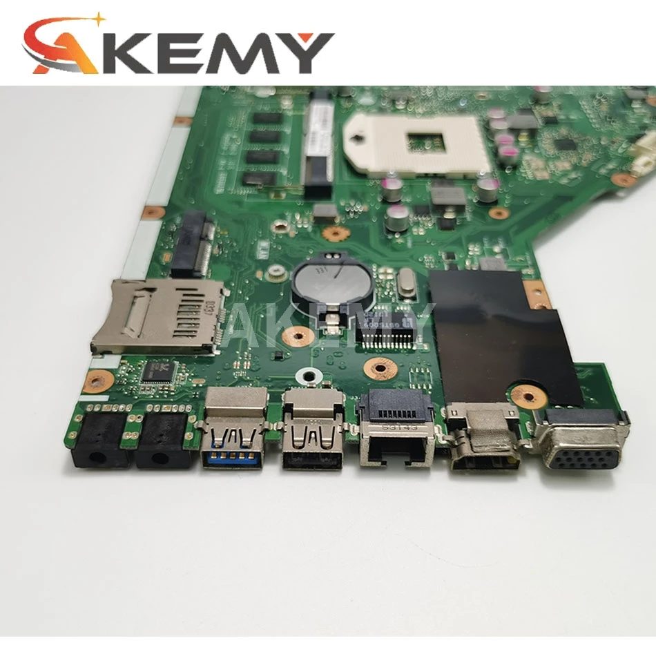 Akemy X55VD Motherboard Laptop Motherboard X55VD X55C X55CR X55V Mainboard SLJ8E REV.2.2 2G RAM for Asus