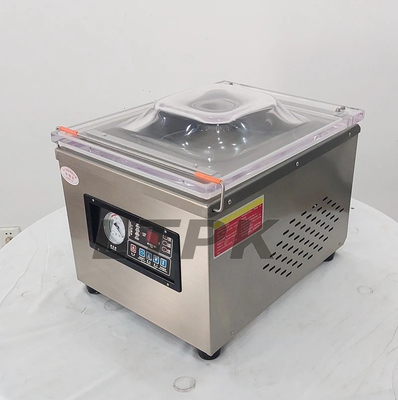 DZ260 Semi-automatic Desktop Small Single Chamber Grains Dates Beans Bag  Vacuum Sealing Packing Machine