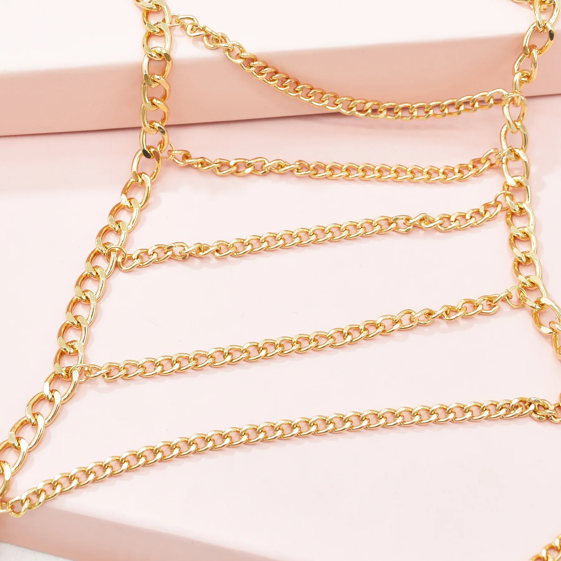 新品未使用‼️【M.U.L.】layer chain shoulder Amazon.com: Multi-Layered Rhinestone Shoulder Chain Jewelry
