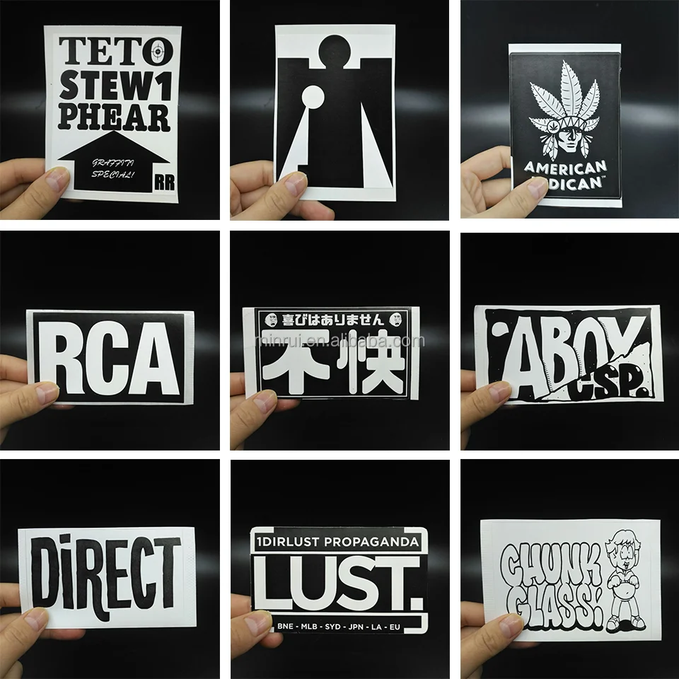 Shenzhen Minrui A4 Size White Destructible Eggshell Sticker Paper