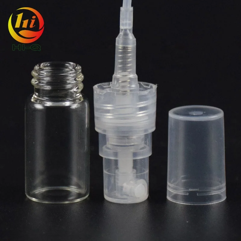 Mini Atomizer Bottle 2ml 3ml 5ml Pressure Glass Perfume Spray Vials