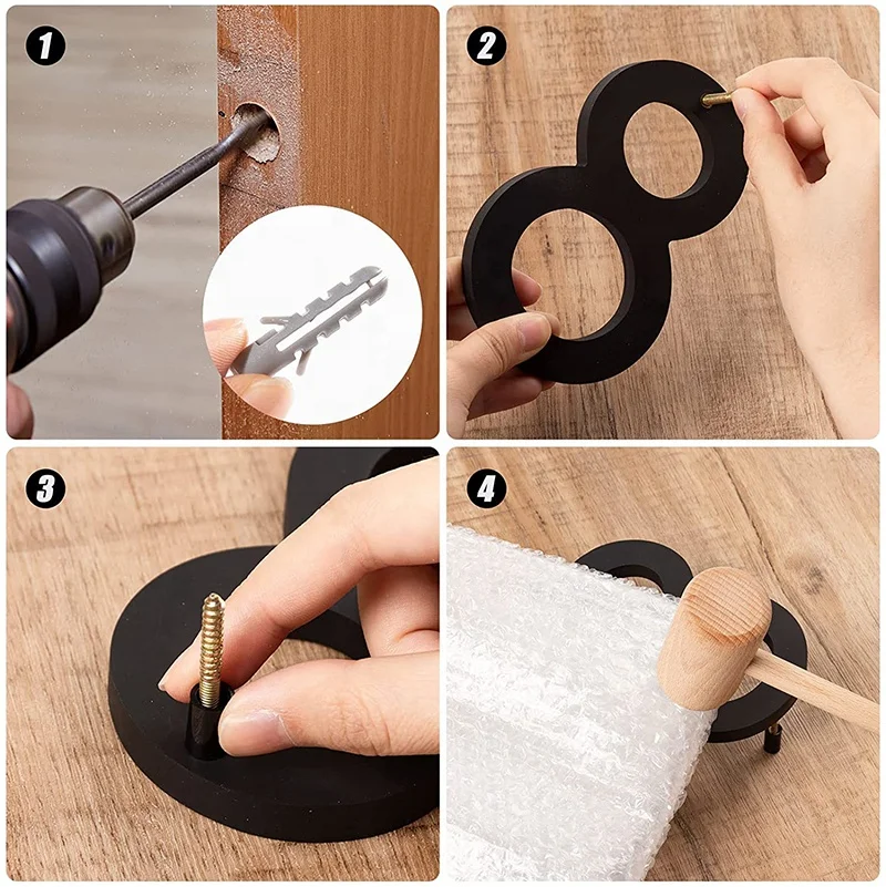 3D номера и буквы из нержавеющей стали подписывают дома Акриловые