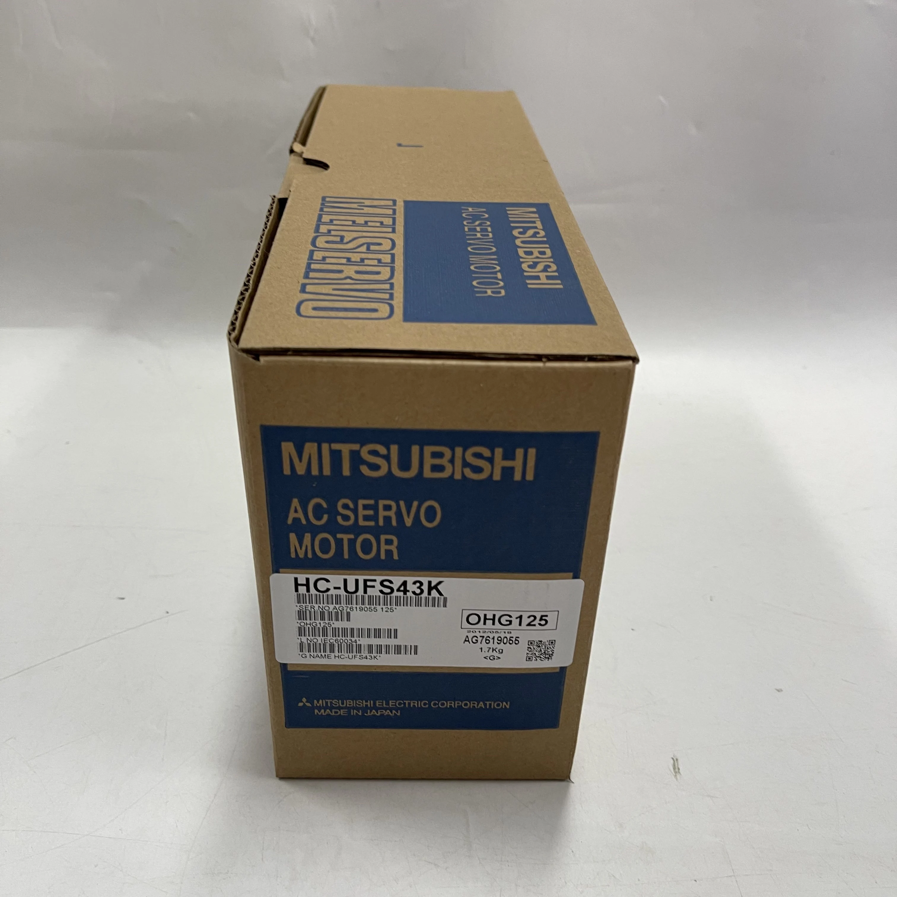 Mitsubishi AC Servo Motor HC-UFS43K