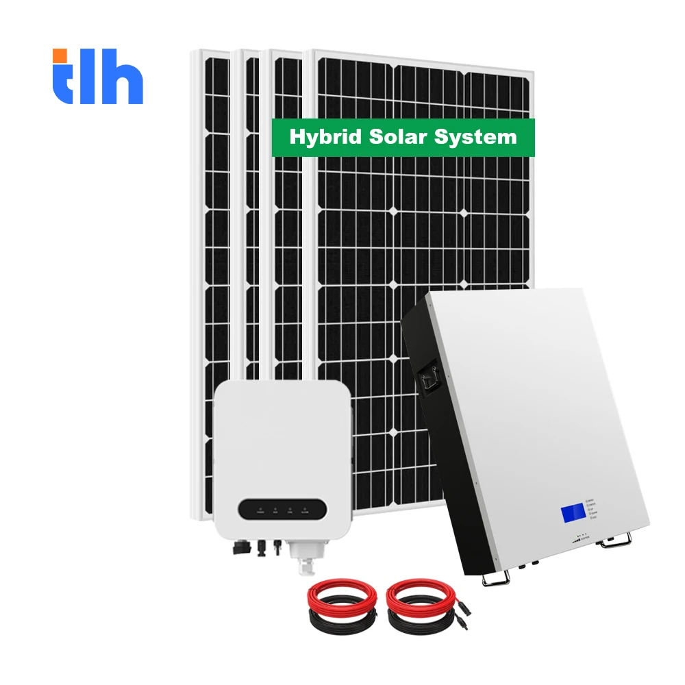 Energy storage battery with inverter 10kw 12kw 15kw  3kw off grid solar system solar system home power for Rv power system