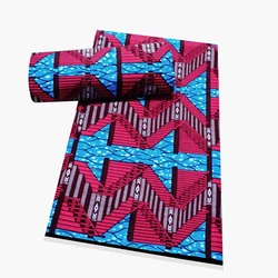 Ткань из Анкары, африканская восковая Ткань, 100% хлопок, восковая ткань kente V1136