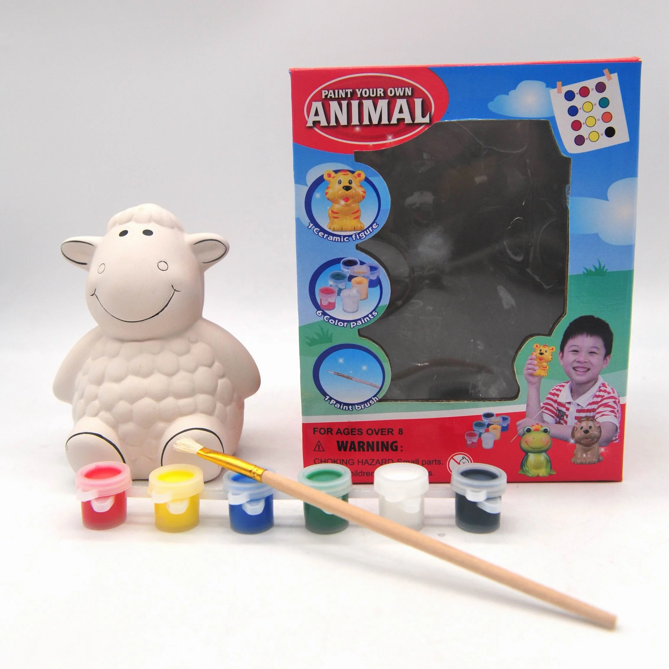 Diy Ceramic Sheep Design Paint Your Own Money Bank Ceramic Diy Painting