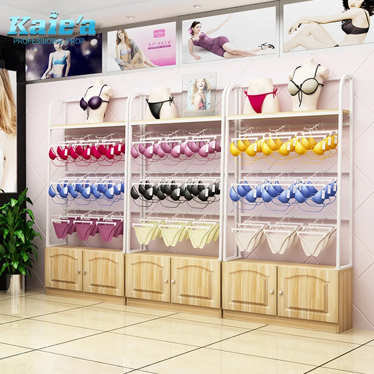 Gondola Display Stand Underwear Shop Display Shelf
