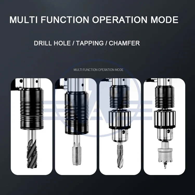 Multi Function Semi Automatic Electric Metal Holes Press Threading ...