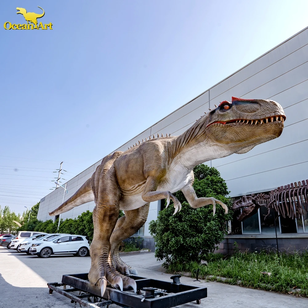 Simulation 3D Model Factory Customized Animatronic Dinosaur for Jurassic Theme Park