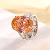 Anillo papalacha con corte nido de pájaro
