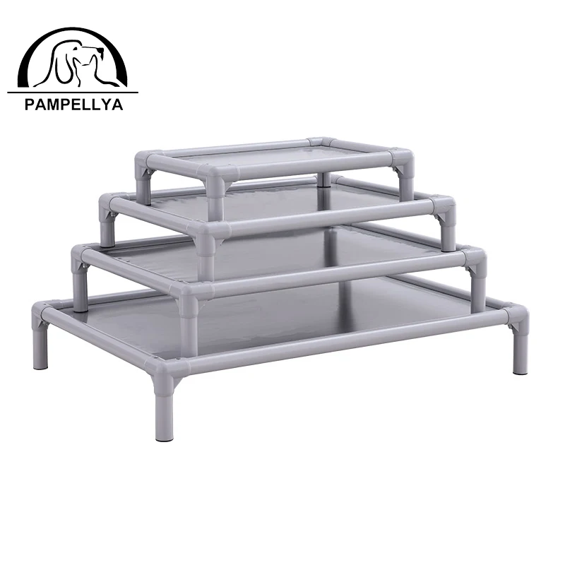 PAMPELLYA LC 3 Waterproof PVC Elevated Dog Trampoline Bed Washable Pet Bed