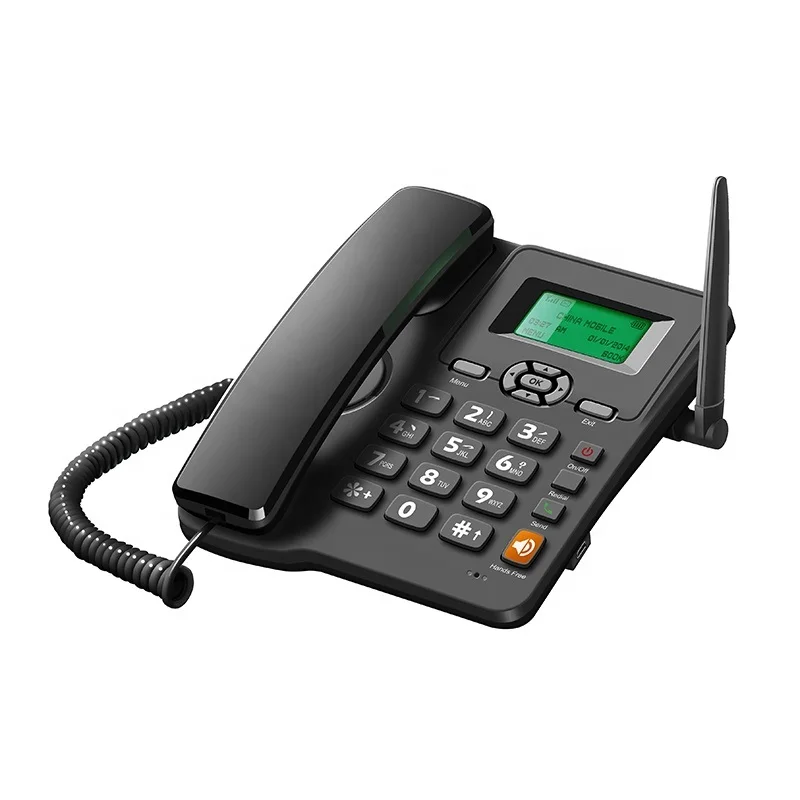 2SIM Low Cost Cordless Phone 6588 GSM FWP Fixed Wireless Phone With FM Radio